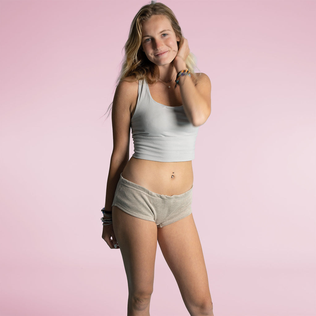 plastic-free organic linen panty for ladies