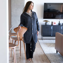 Load image into Gallery viewer, 100% organic merino wool long coat