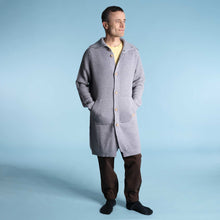 Load image into Gallery viewer, full length organic merino wool coat