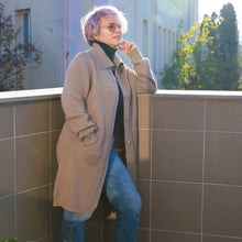 Load image into Gallery viewer, warm 100% organic merino wool coat