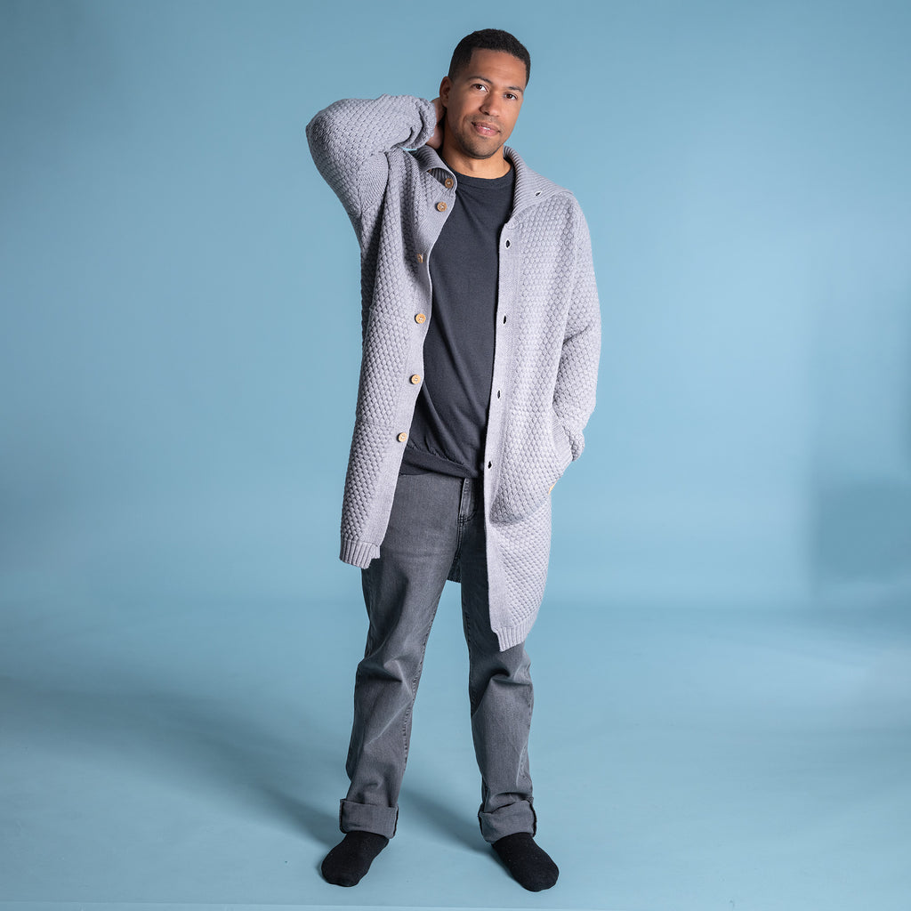 100% organic merino wool coat