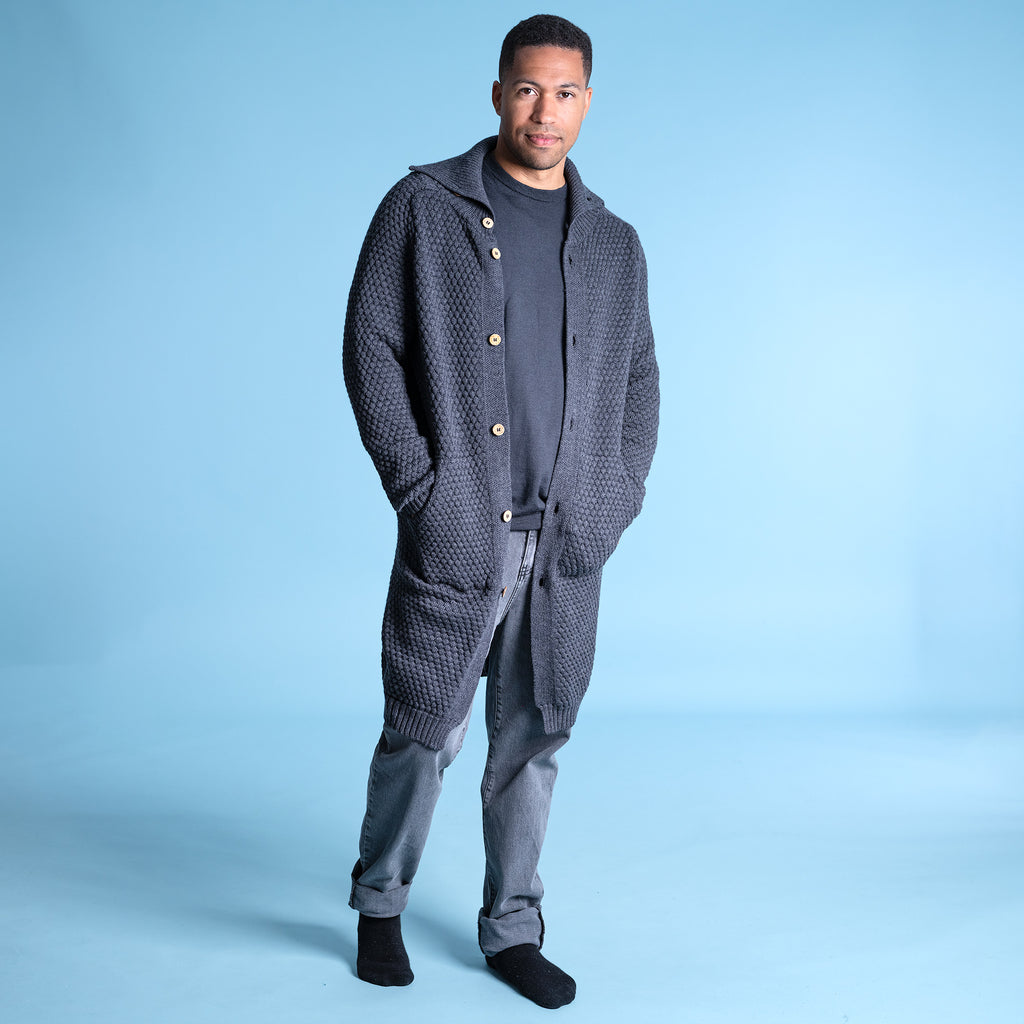 100% organic merino wool coat jacket