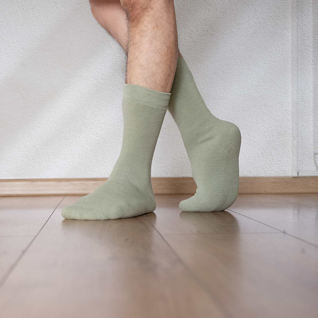 thick warm organic cotton socks