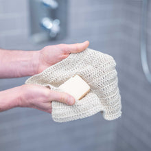 Load image into Gallery viewer, synthetics-free hemp scrub cloth