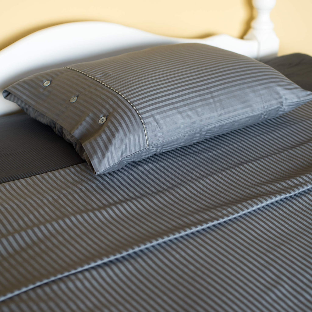 organic cotton bed sheets gray
