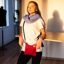 Load image into Gallery viewer, Organic merino wool sacoche bag