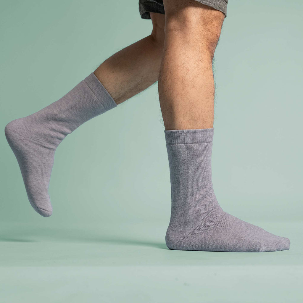 plastic-free certified organic merino wool socks