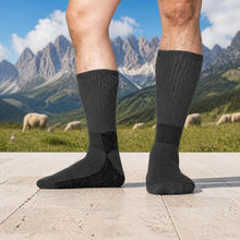 Load image into Gallery viewer, warm and thick certified organic merino wool socks