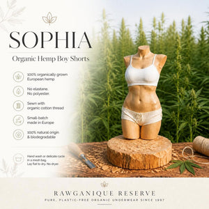 100% hemp underwear for ladies plastic-free