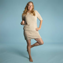 Load image into Gallery viewer, organic linen knit skirt