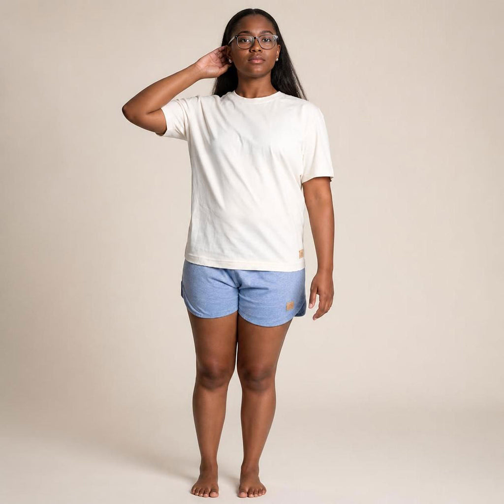 plastic-free 100% certified organic cotton tee shirt