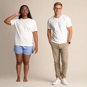 plastic-free 100% certified organic cotton t-shirt