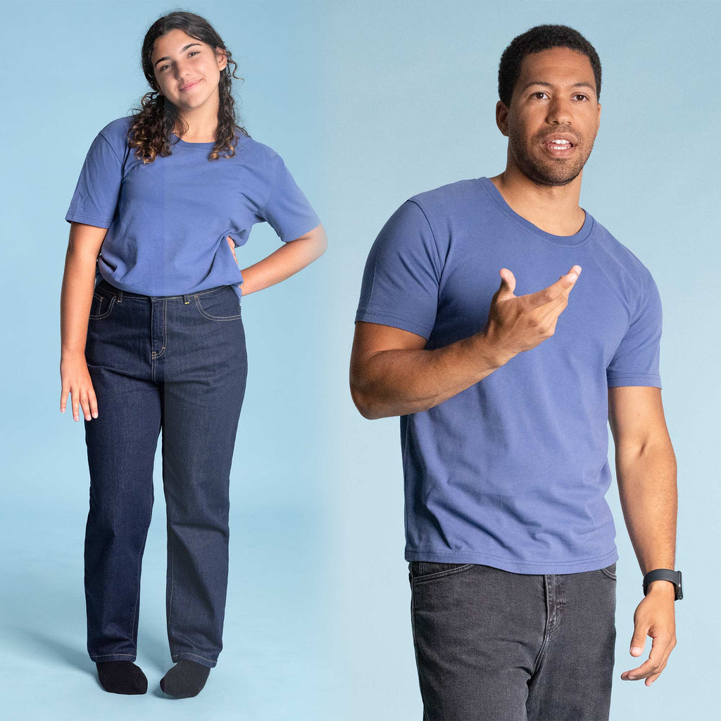 100% certified organic cotton t-shirt plastic-free