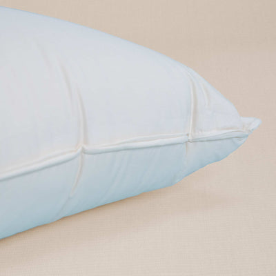 plastic-free organic cotton pillow