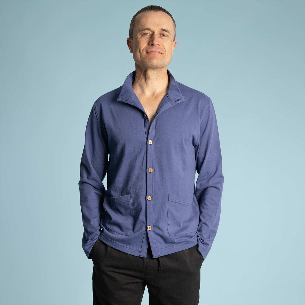 100% organic cotton knit shirt