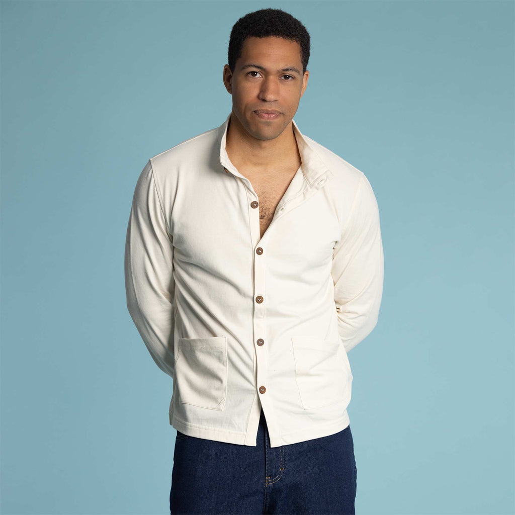 organic cotton knit shirt