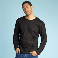Load image into Gallery viewer, STRAVINSKY 100% Organic Linen Long-sleeve Knit Shirt (100% Biodegradable OC Thread Option) (Unisex)