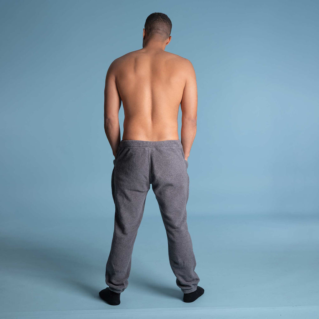 STREETVILLE 100% Organic Cotton Fleece Jogger Pants (OC Thread, Organic Elastic, No Plastic, No Synthetics) (100% Biodegradable)