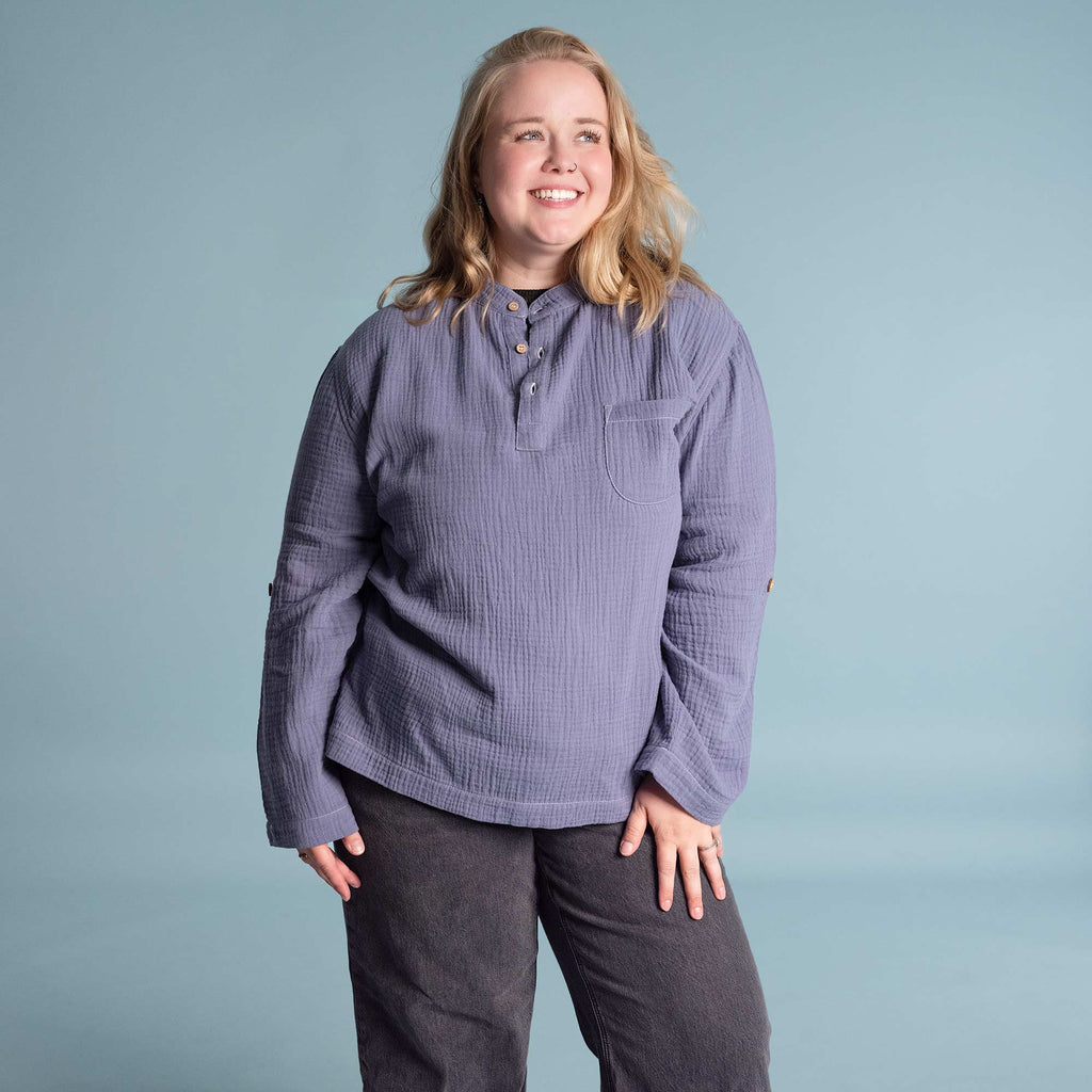 plastic-free 100% organic cotton shirt