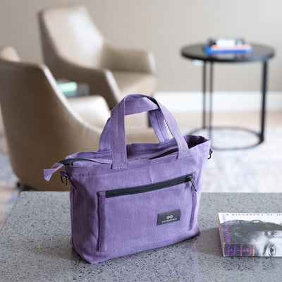 mini hemp tote bag