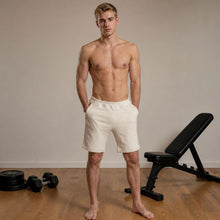 Load image into Gallery viewer, TETON 100% Organic Cotton Fleece Sweat Shorts (OC Thread, Covered Organic Elastic Waist, No Polyester, No Synthetics) (100% Biodegradable)