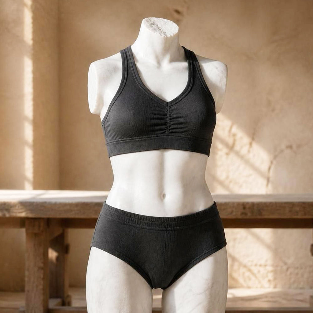 certified organic merino bra polyester-free