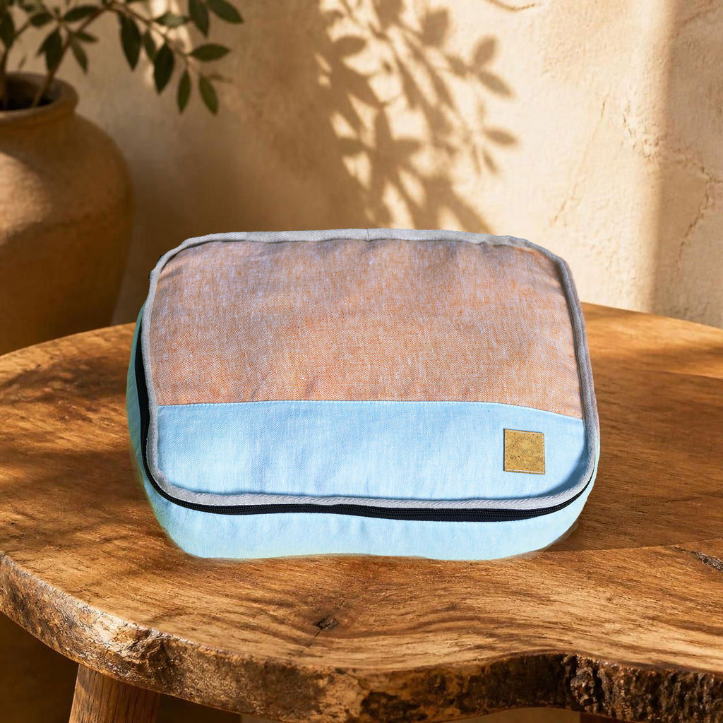 100% linen packing cubes