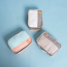 Load image into Gallery viewer, plastic-free organic linen packing cubes