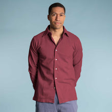 Load image into Gallery viewer, organic cotton long sleeve knit shirt