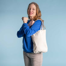 Load image into Gallery viewer, 100% organic cotton shopping bag