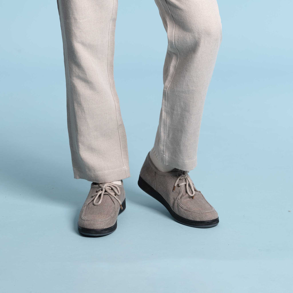 organic linen shoes