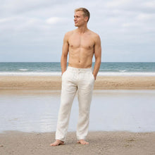 Load image into Gallery viewer, 100% organic linen work pants