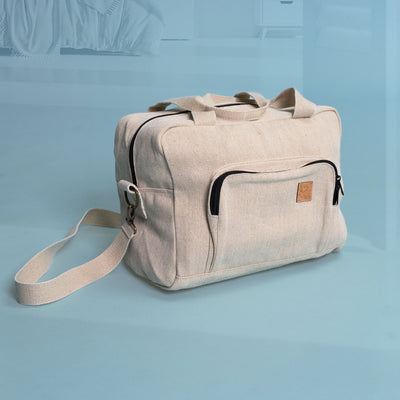 100% hemp duffel bag