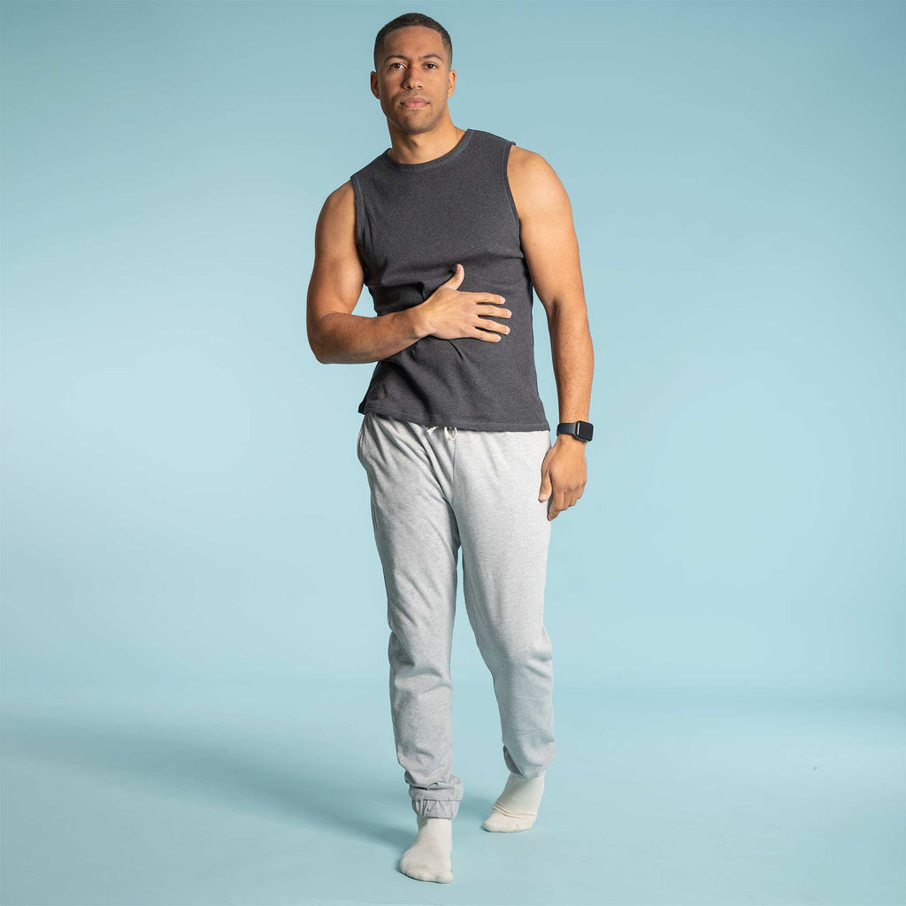 organic cotton jersey joggers