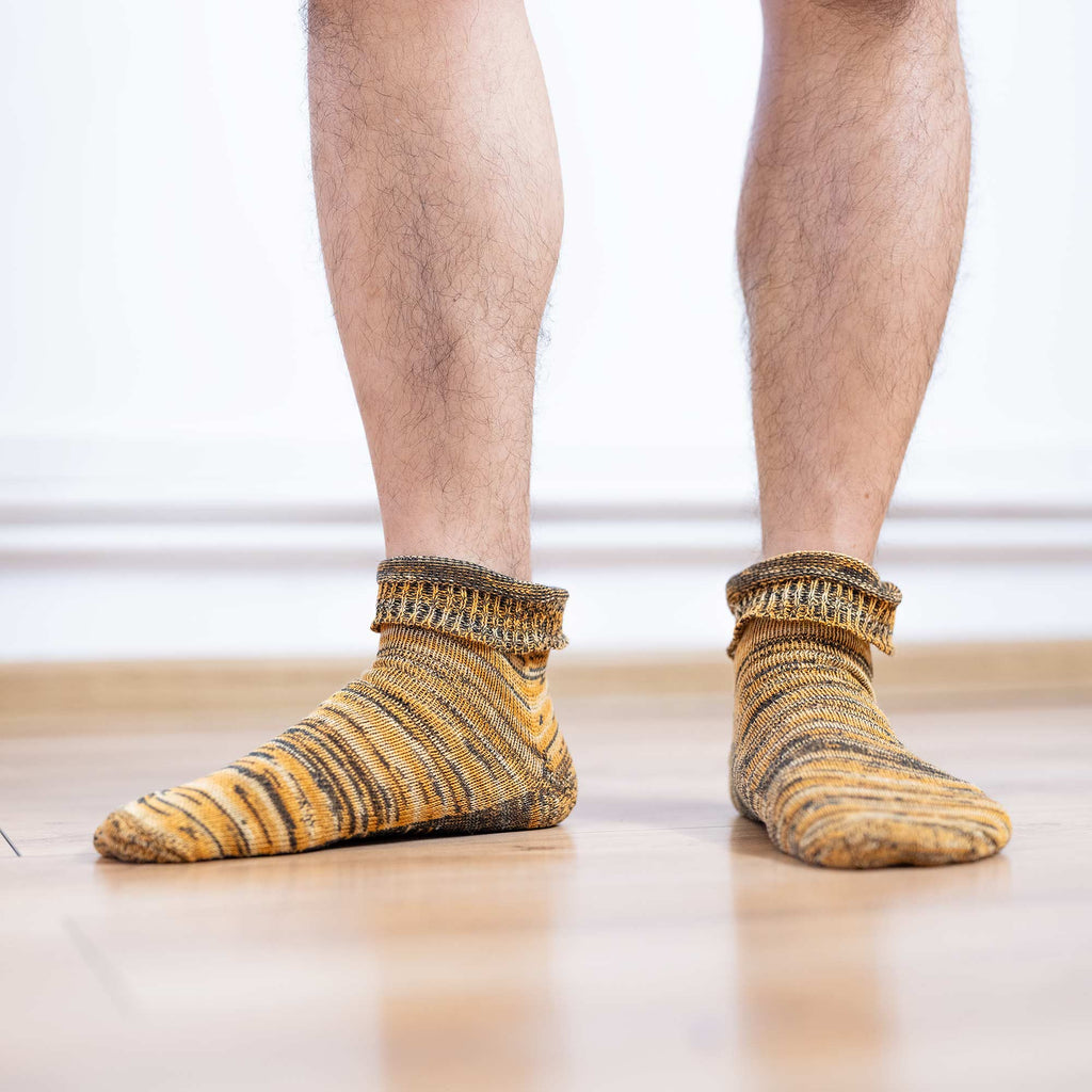 no elastic organic linen socks