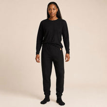 Load image into Gallery viewer, WHISTLER 100% Organic Cotton Fleece Leggings Long Johns Thermal Pants (99%-100% Biodegradable)