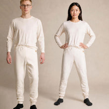 Load image into Gallery viewer, plastic-free 100% organic cotton thermal underwear leggings