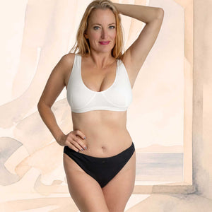 organic cotton high cut panty