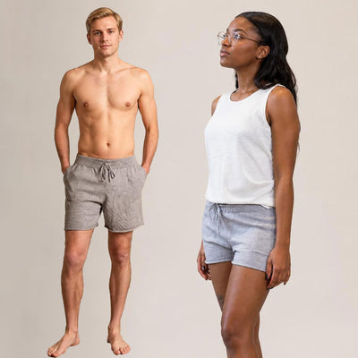 plastic-free certified organic merino shorts