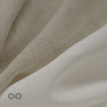 Load image into Gallery viewer, 118" Wide 6oz 100% Organic Linen Fabric (Per Yard) (BELGRAVIA) (100% Biodegradable)