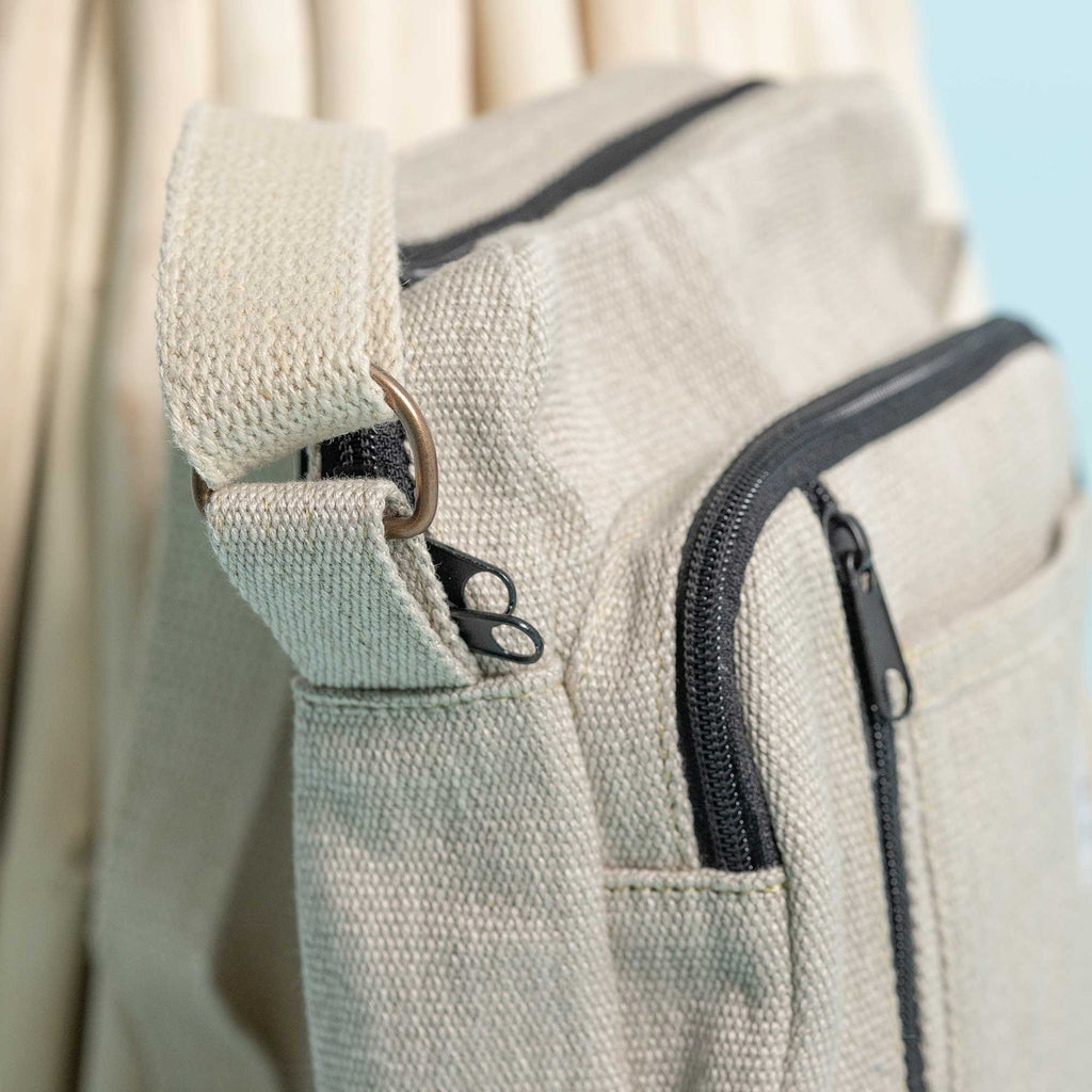 100% hemp shoulder bag