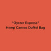 hemp duffel bag