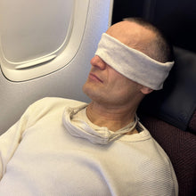 Load image into Gallery viewer, SIERRA NEVADA  Elastic-Free 100% Linen Knit Eyeshade / Headband / Ear Warmer / Neck Warmer (Plastic-free) (OC Thread) (100% Biodegradable)