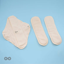 Load image into Gallery viewer, Organic Cotton Daytime Plus Washable Menstrual Pad (Made in USA) (Latex-free)