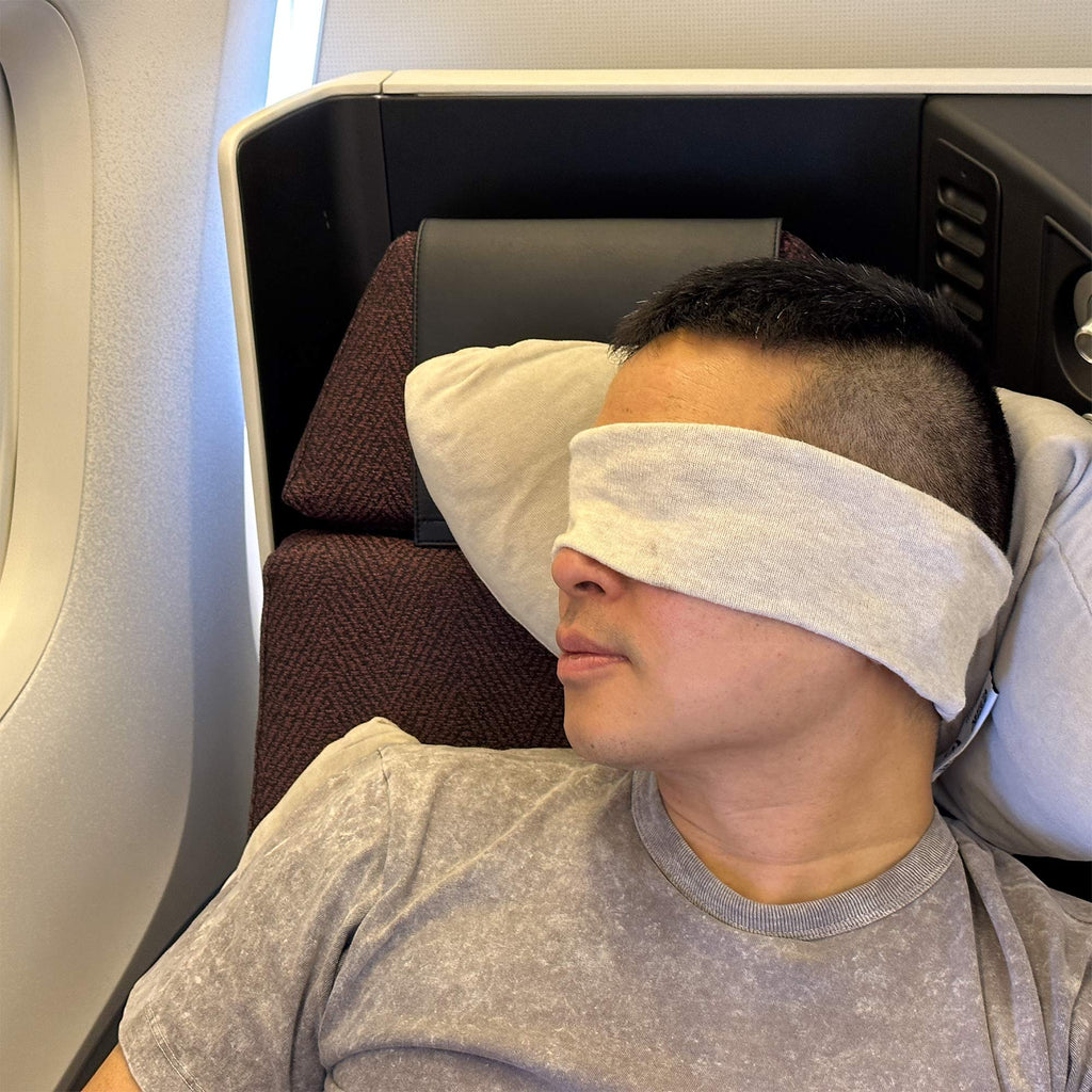 VERONA Elastic-Free 100% Hemp Knit Eyeshade / Headband / Ear Warmer / Neck Warmer (Plastic-Free) (OC Thread) (100% Biodegradable)