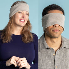 Load image into Gallery viewer, SIERRA NEVADA  Elastic-Free 100% Linen Knit Eyeshade / Headband / Ear Warmer / Neck Warmer (Plastic-free) (OC Thread) (100% Biodegradable)