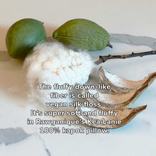 Load image into Gallery viewer, Organic 100% Kapok Fiber For Pillows, Toys, Cushion Stuffing  (One Pound) (100% Biodegradable)