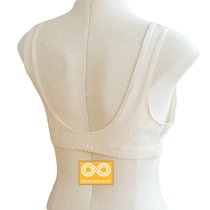 Organic Cotton Simple Bra (Grown & Made in USA) (Discontinued) (90% Biodegradable)