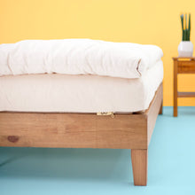 Load image into Gallery viewer, MAYBOURNE Organic Wool Mattress Topper (Handmade in USA) 99.9% Biodegradable)