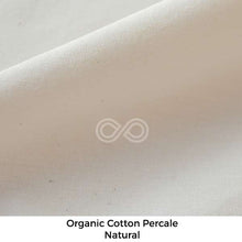 Load image into Gallery viewer, Organic Cotton Percale Sheets Pillowcases Duvet Covers (Grown &amp; Made USA) (Discontinued)
